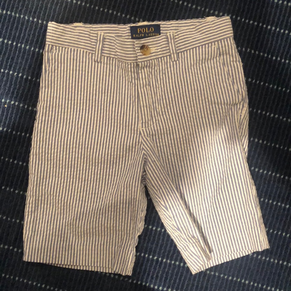 Ralph Lauren Polo Boys Seersucker Shorts